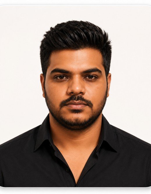 Example passport-style photo